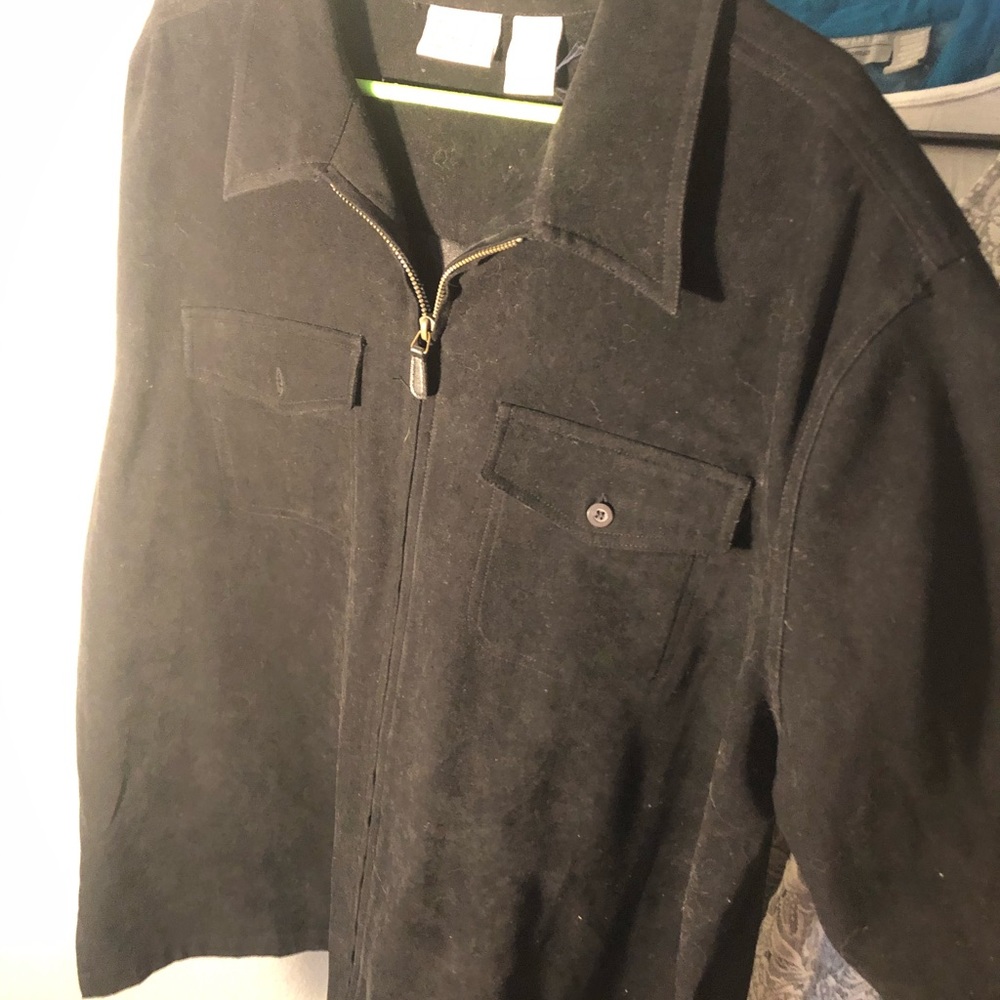 Black felt top
